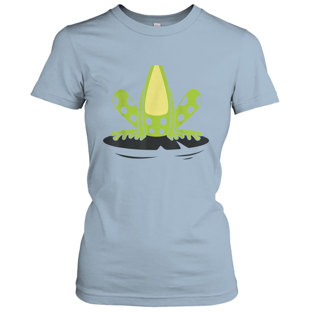Frog Body Costume Cute Easy Reptile Halloween White T-Shirt