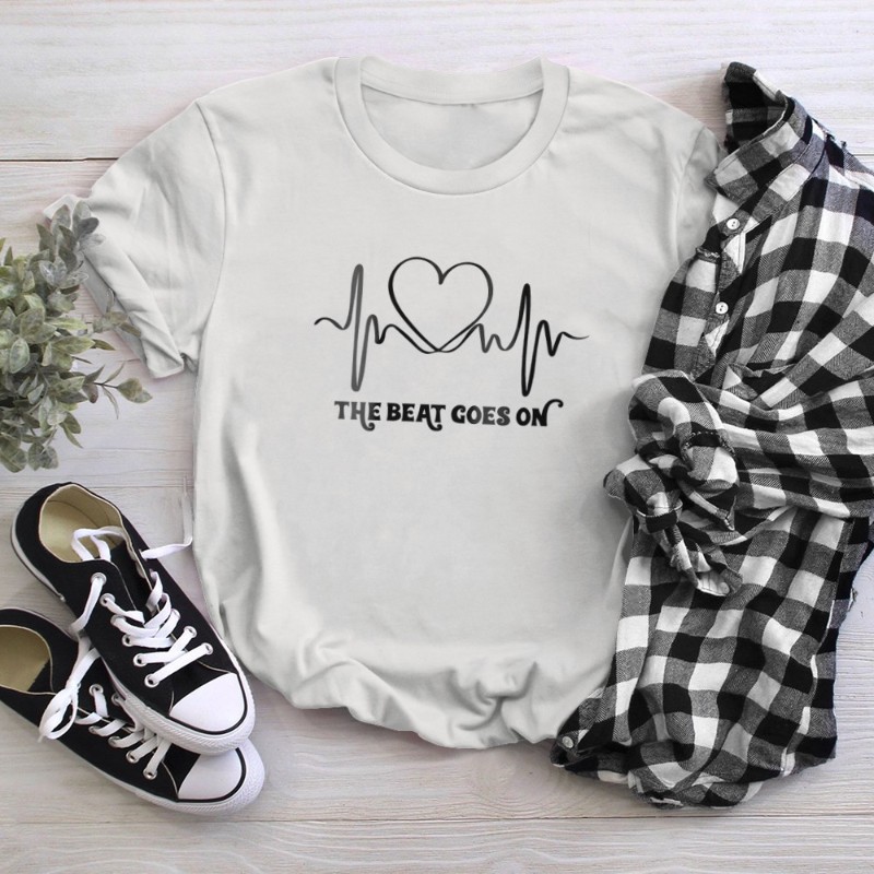 The Beat Goes On Heartbeat Heart Surgery T-Shirt