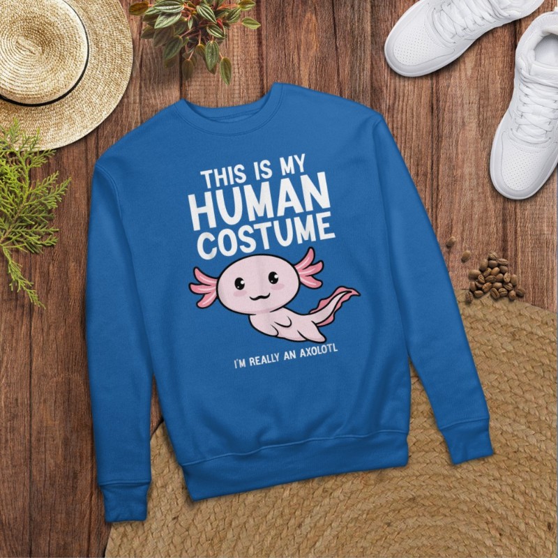 This Is My Human Costume I'm Really An Axolotl T-Shirt