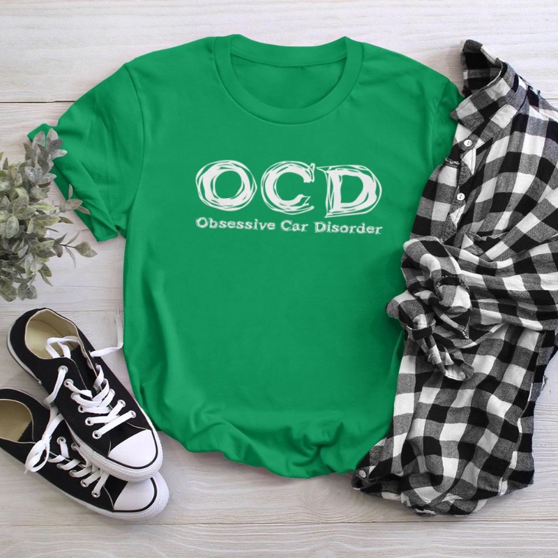 Funny Car Guy - Obsessive Car Disorder OCD T-Shirt