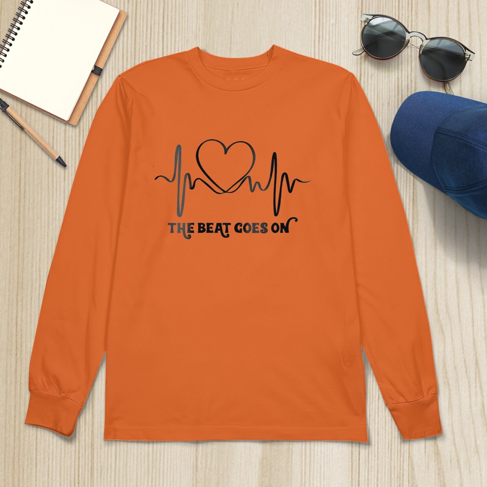 The Beat Goes On Heartbeat Heart Surgery T-Shirt