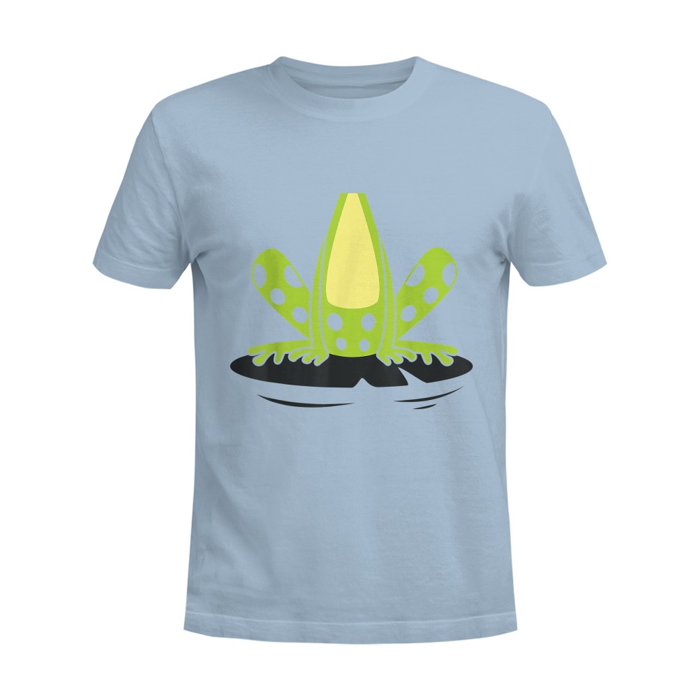Frog Body Costume Cute Easy Reptile Halloween White T-Shirt