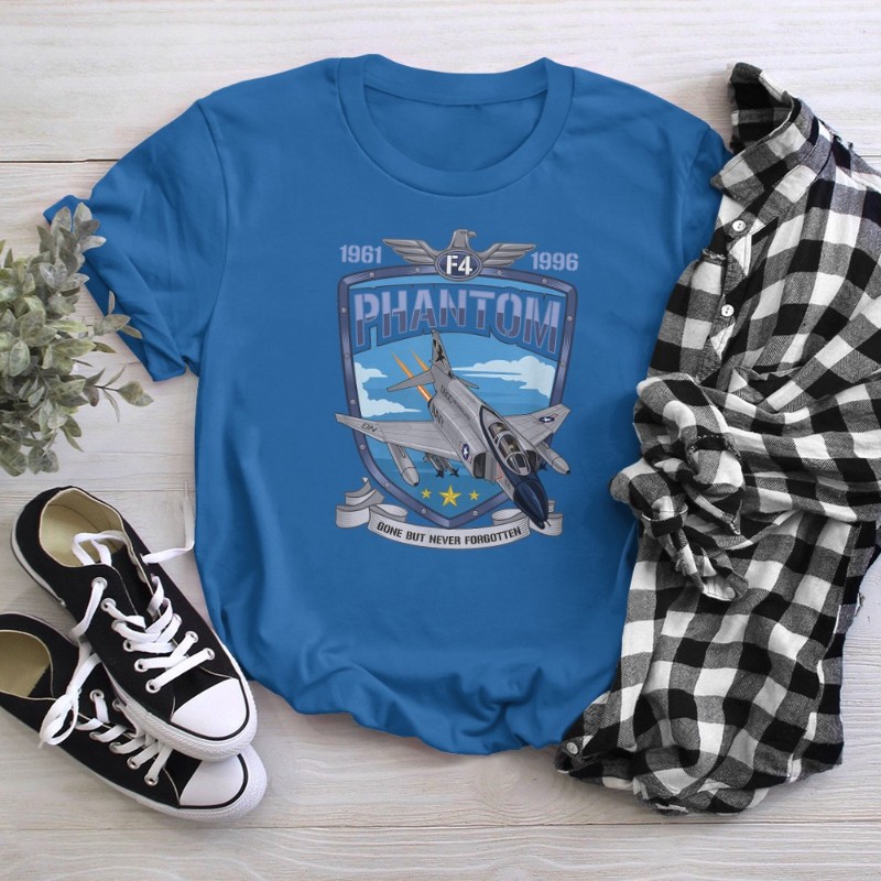 Vintage F4 Phantom II Jet fighter Military Aviation T-Shirt