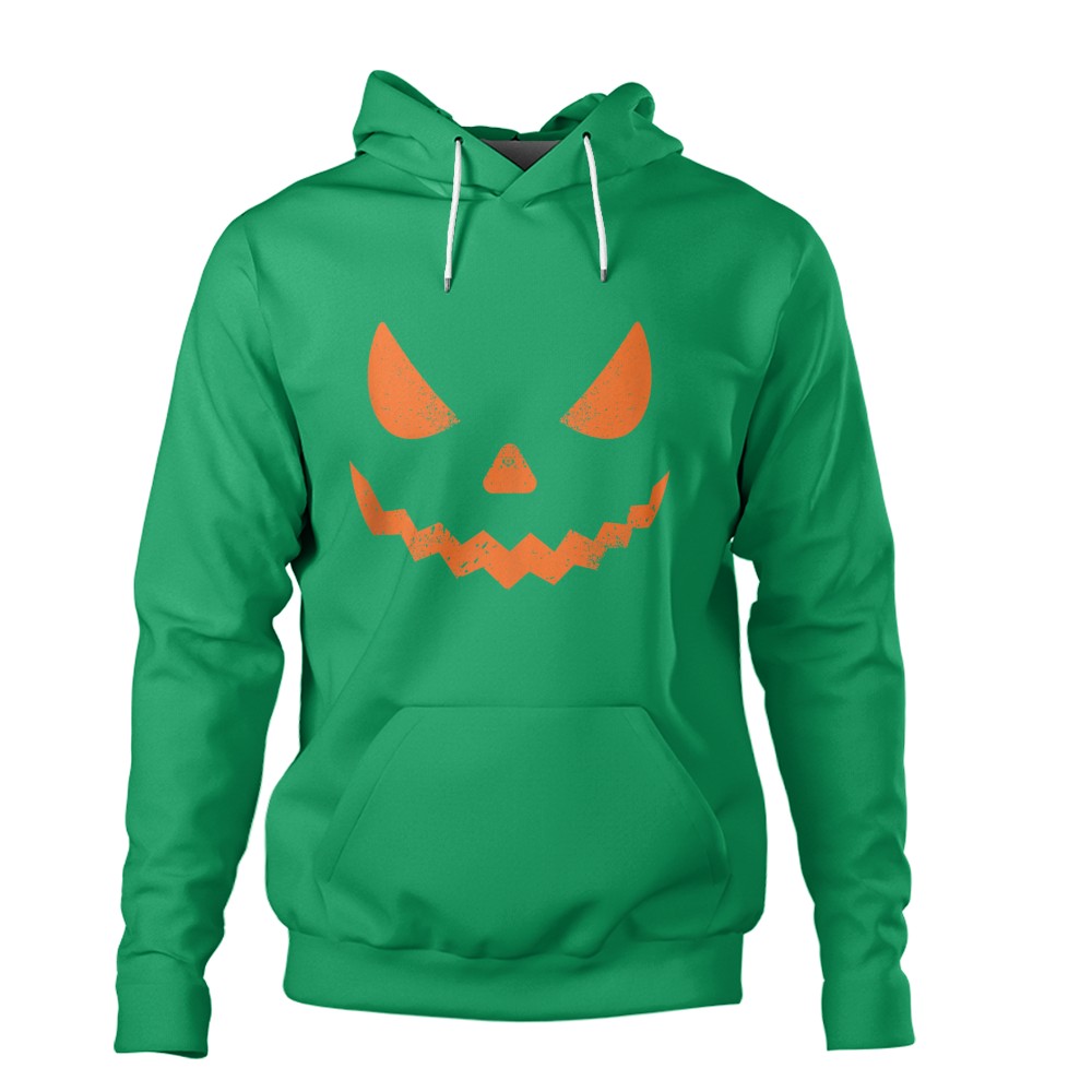 Pumpkin Jack O' Lantern Face, Evil Smile, Halloween Costume T-Shirt