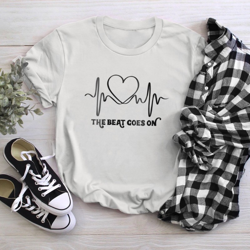 The Beat Goes On Heartbeat Heart Surgery T-Shirt