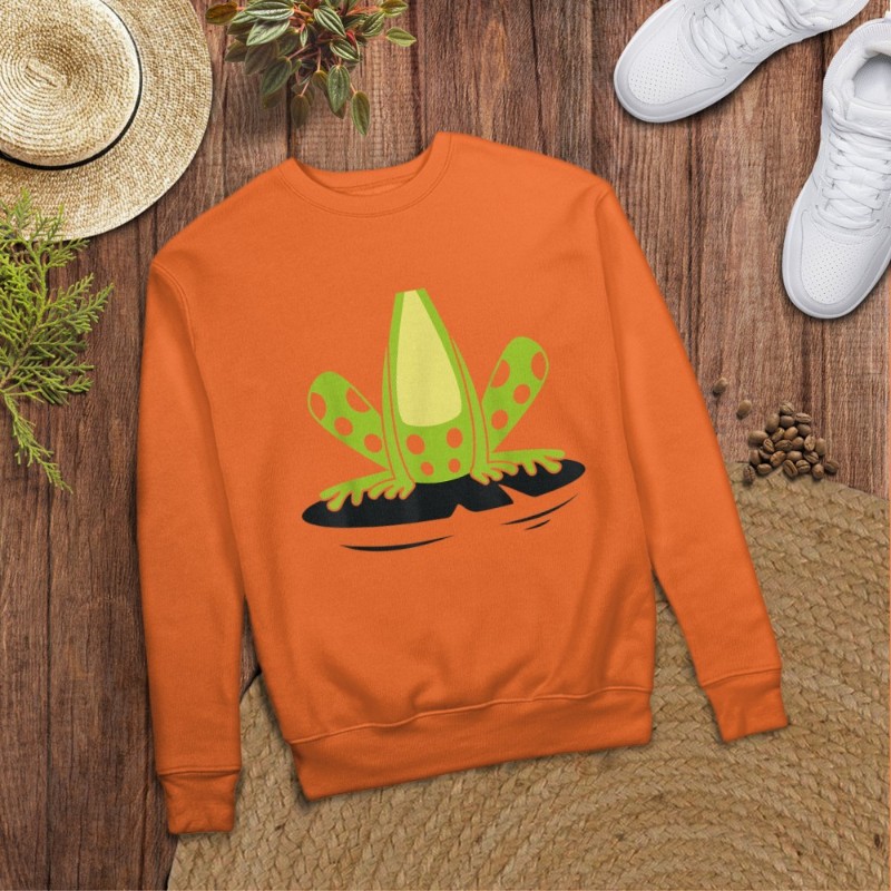 Frog Body Costume Cute Easy Reptile Halloween White T-Shirt