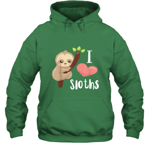 I Love Sloths Cute Sloth T-Shirt 