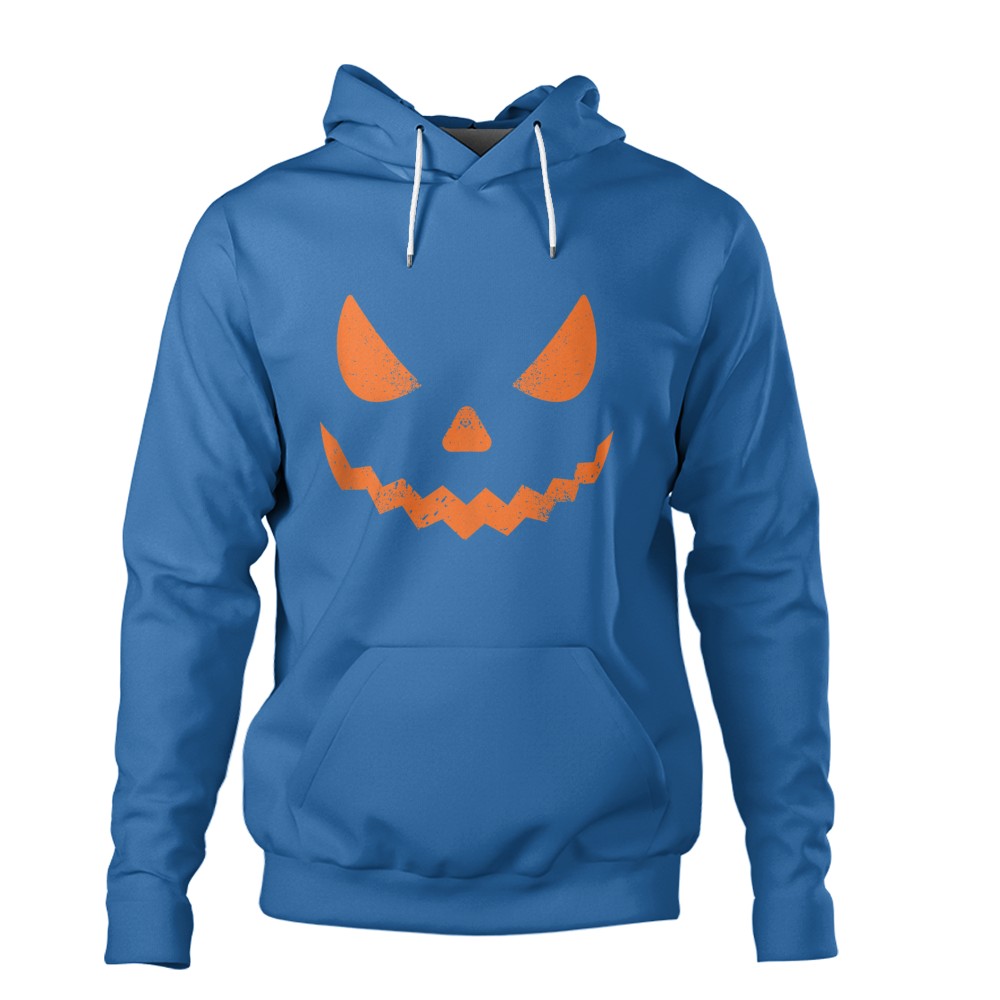 Pumpkin Jack O' Lantern Face, Evil Smile, Halloween Costume T-Shirt