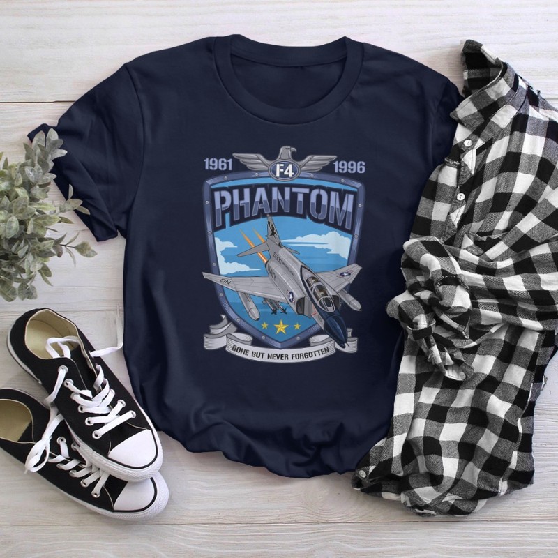 Vintage F4 Phantom II Jet fighter Military Aviation T-Shirt