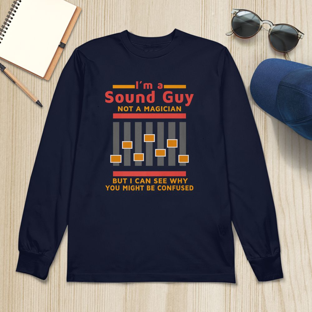 Im a Sound Guy Not a Magician Sound Engineer Gif T-Shirt