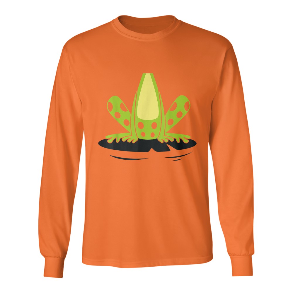 Frog Body Costume Cute Easy Reptile Halloween White T-Shirt