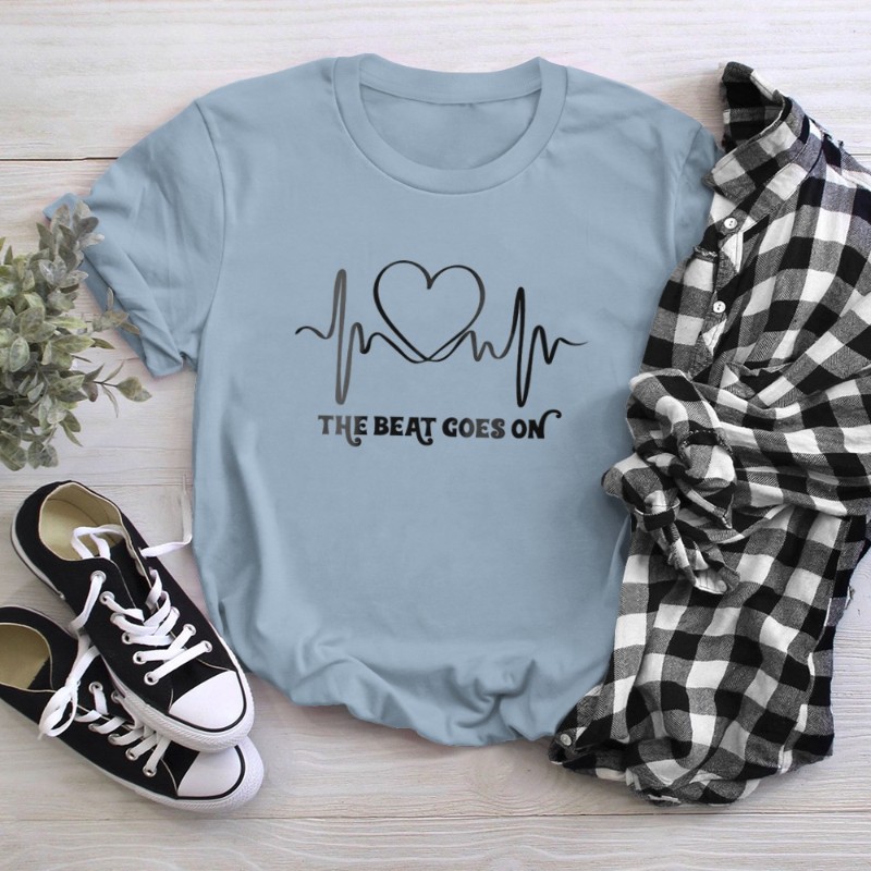 The Beat Goes On Heartbeat Heart Surgery T-Shirt