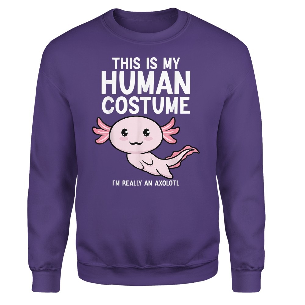 This Is My Human Costume I'm Really An Axolotl T-Shirt