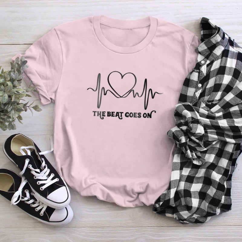 The Beat Goes On Heartbeat Heart Surgery T-Shirt