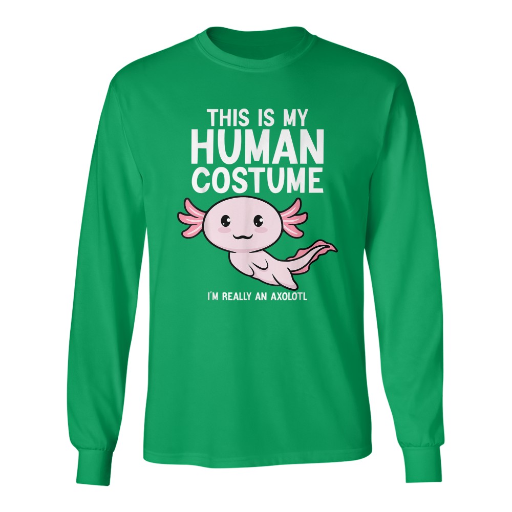 This Is My Human Costume I'm Really An Axolotl T-Shirt