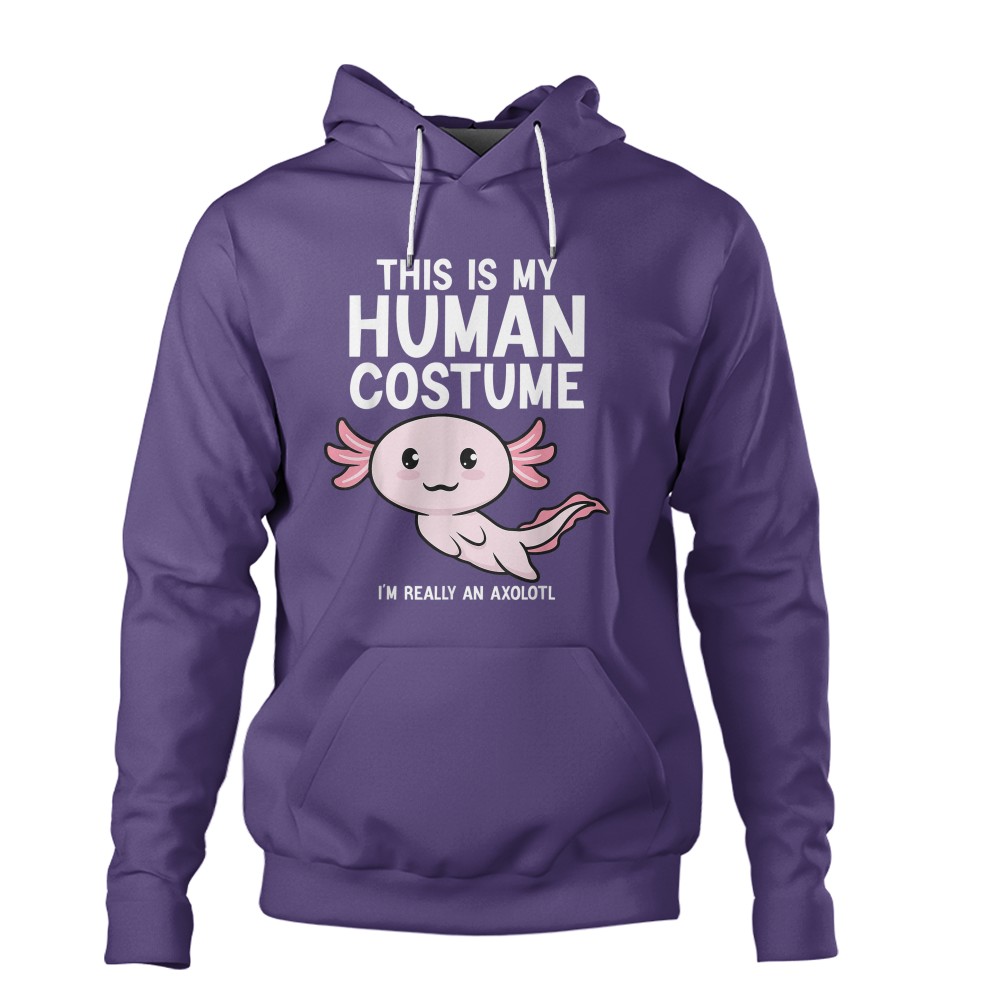 This Is My Human Costume I'm Really An Axolotl T-Shirt