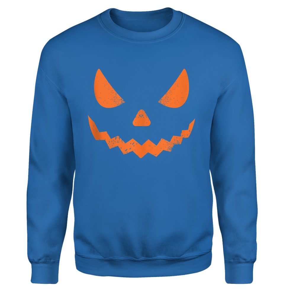 Pumpkin Jack O' Lantern Face, Evil Smile, Halloween Costume T-Shirt