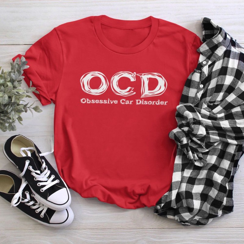 Funny Car Guy - Obsessive Car Disorder OCD T-Shirt