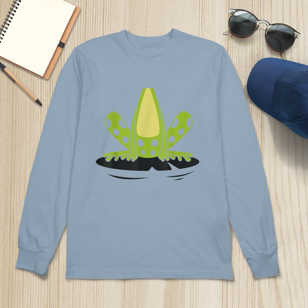 Frog Body Costume Cute Easy Reptile Halloween White T-Shirt