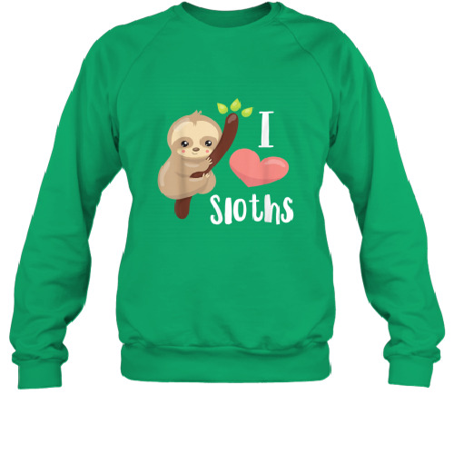 I Love Sloths Cute Sloth T-Shirt 