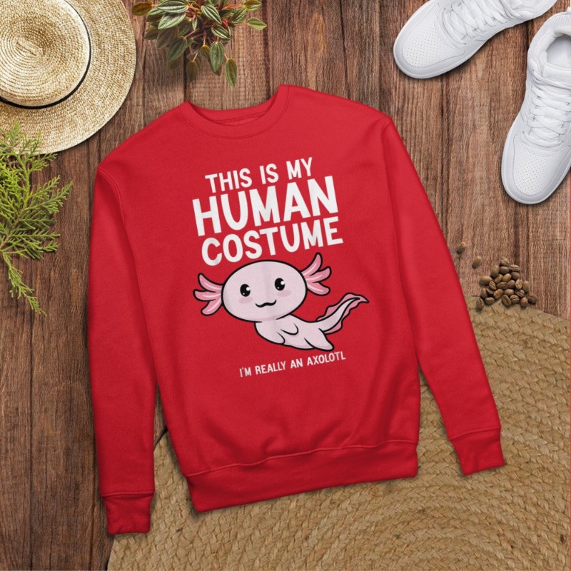This Is My Human Costume I'm Really An Axolotl T-Shirt