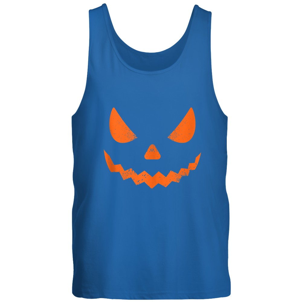 Pumpkin Jack O' Lantern Face, Evil Smile, Halloween Costume T-Shirt