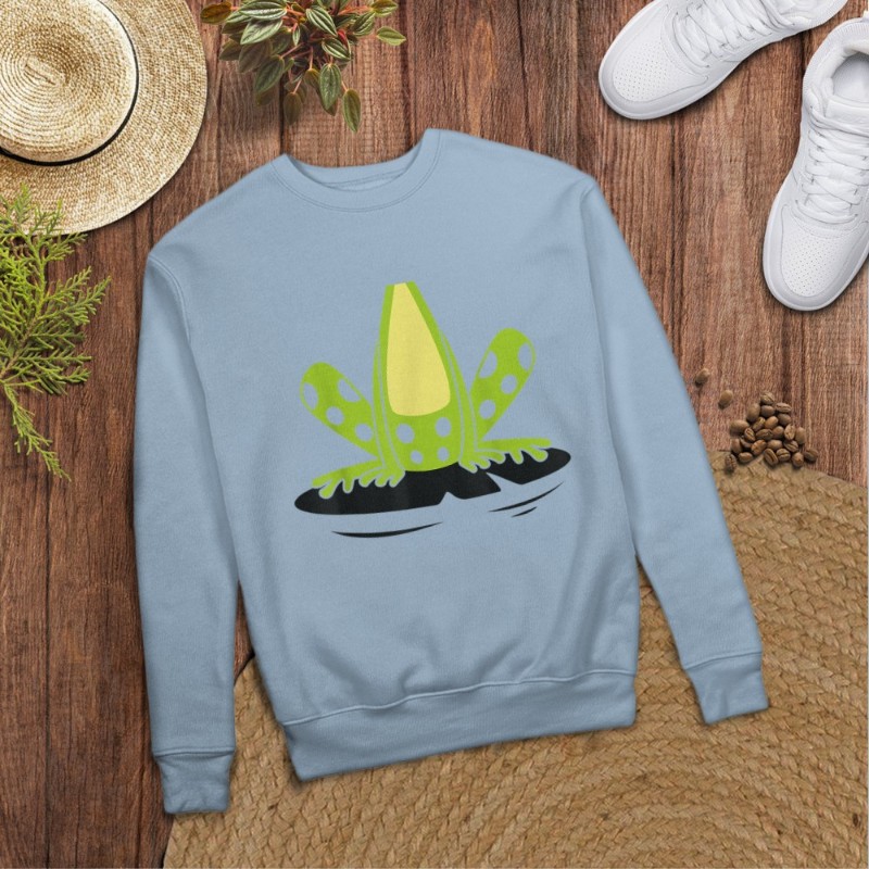 Frog Body Costume Cute Easy Reptile Halloween White T-Shirt