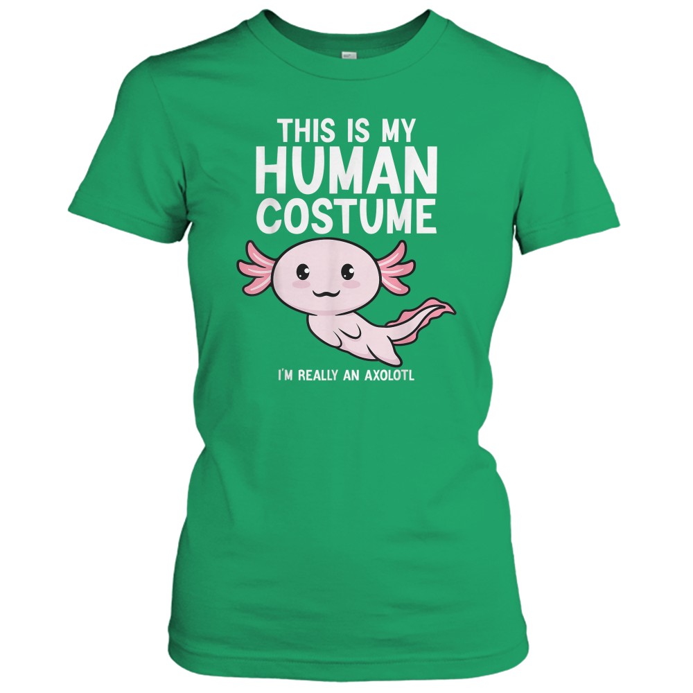 This Is My Human Costume I'm Really An Axolotl T-Shirt
