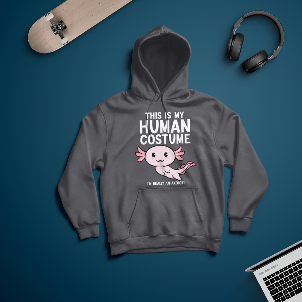 This Is My Human Costume I'm Really An Axolotl T-Shirt