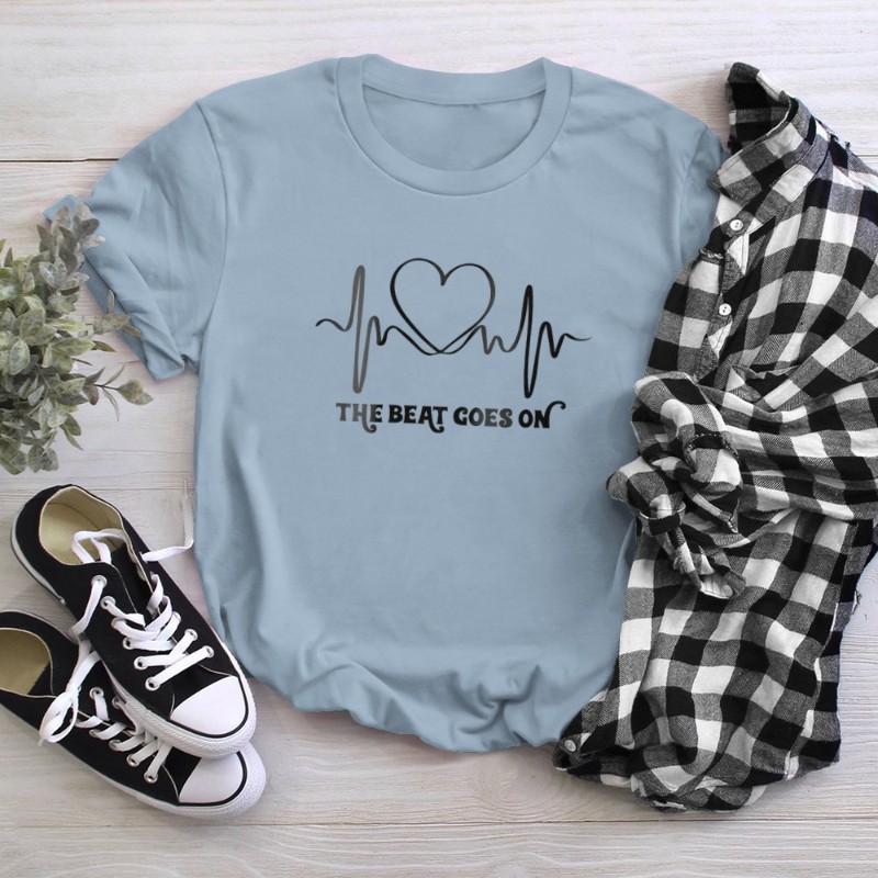 The Beat Goes On Heartbeat Heart Surgery T-Shirt