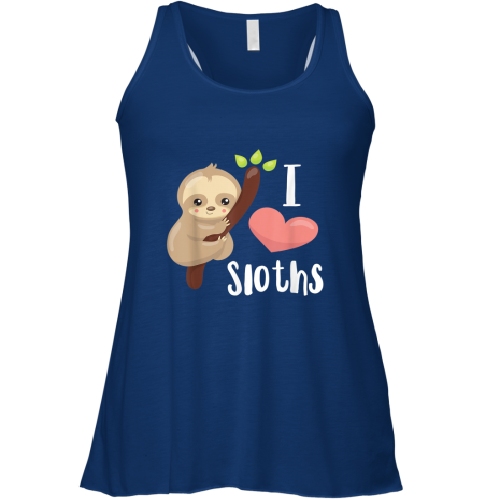 I Love Sloths Cute Sloth T-Shirt 
