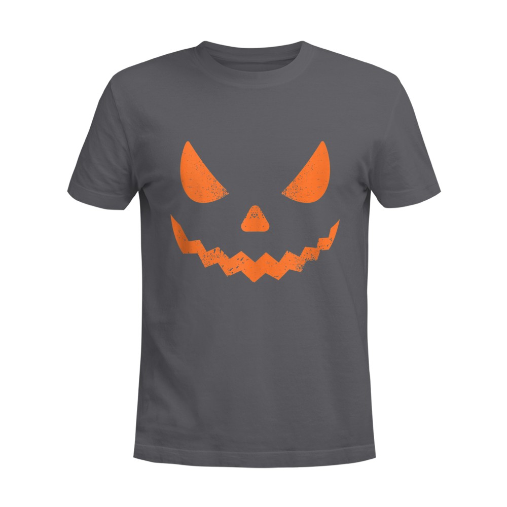 Pumpkin Jack O' Lantern Face, Evil Smile, Halloween Costume T-Shirt