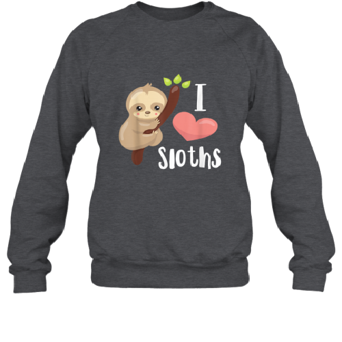 I Love Sloths Cute Sloth T-Shirt 