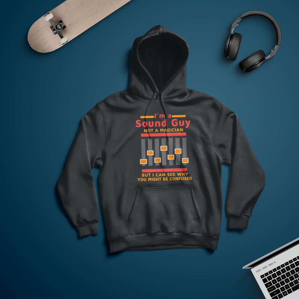 Im a Sound Guy Not a Magician Sound Engineer Gif T-Shirt