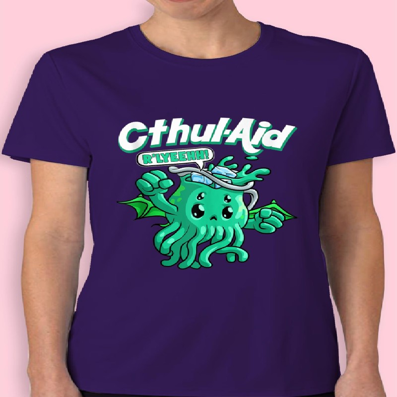 Cool Cthulhu Aid Funny Cthulhu R'lyeehh Cute Meme Halloween T-shirt