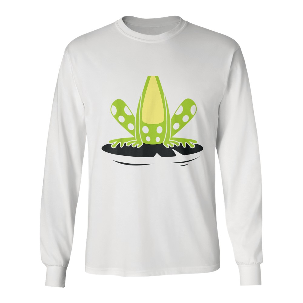 Frog Body Costume Cute Easy Reptile Halloween White T-Shirt