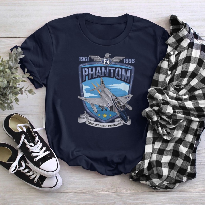Vintage F4 Phantom II Jet fighter Military Aviation T-Shirt
