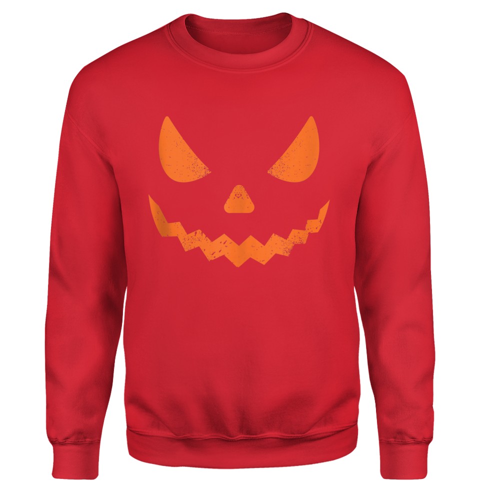 Pumpkin Jack O' Lantern Face, Evil Smile, Halloween Costume T-Shirt
