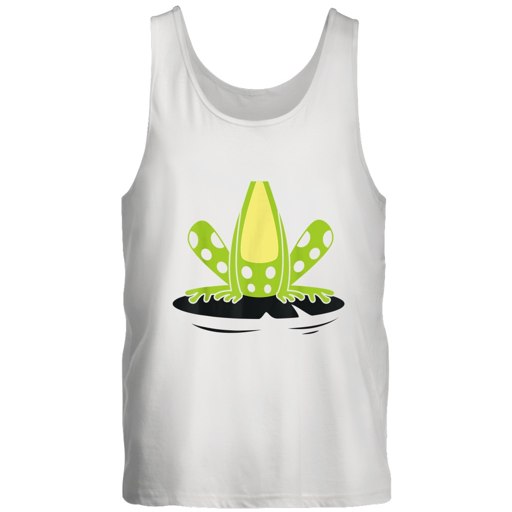 Frog Body Costume Cute Easy Reptile Halloween White T-Shirt