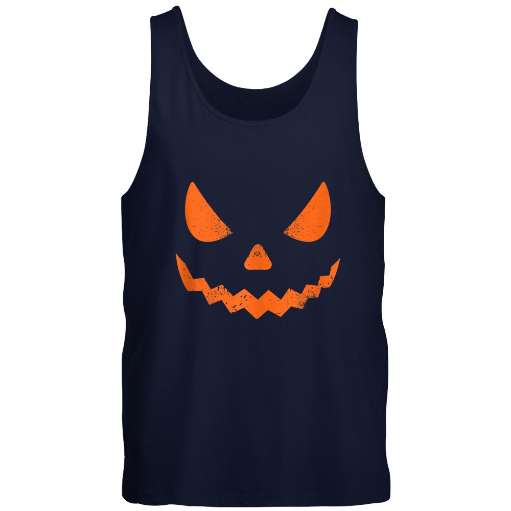 Pumpkin Jack O' Lantern Face, Evil Smile, Halloween Costume T-Shirt