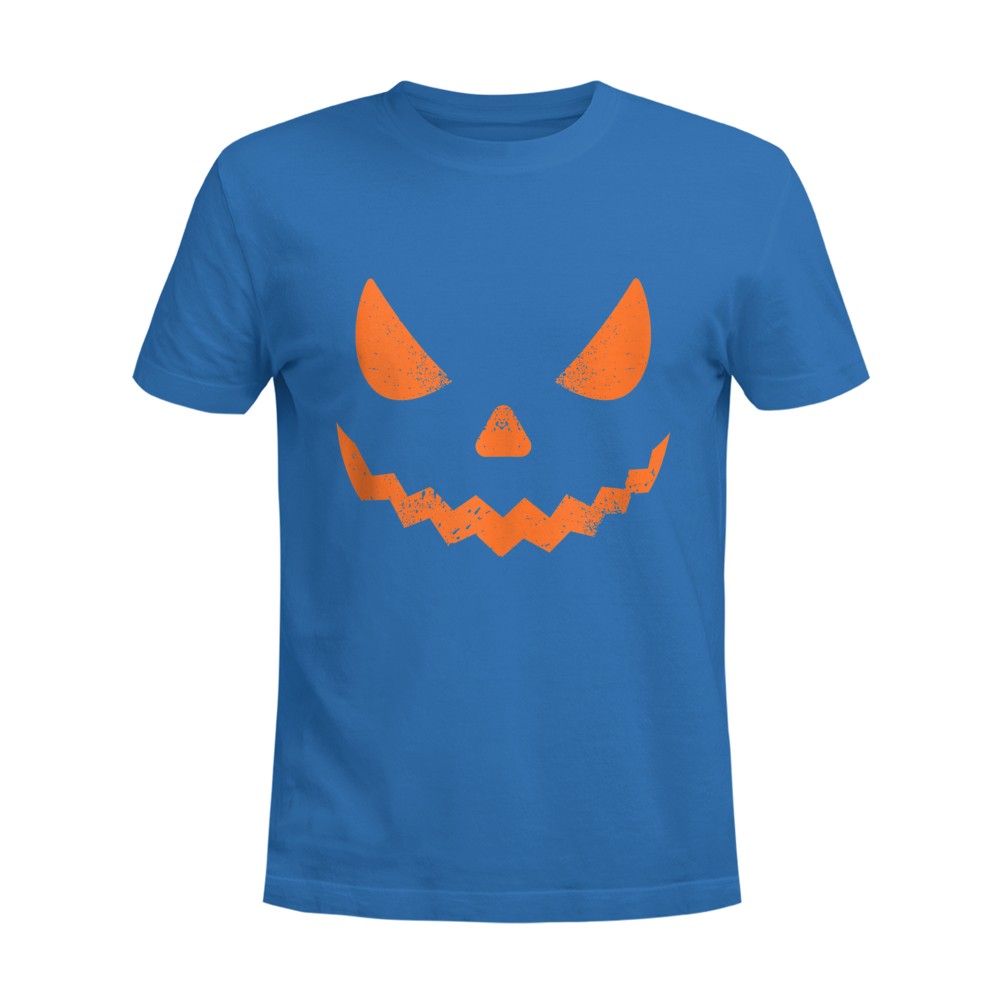Pumpkin Jack O' Lantern Face, Evil Smile, Halloween Costume T-Shirt