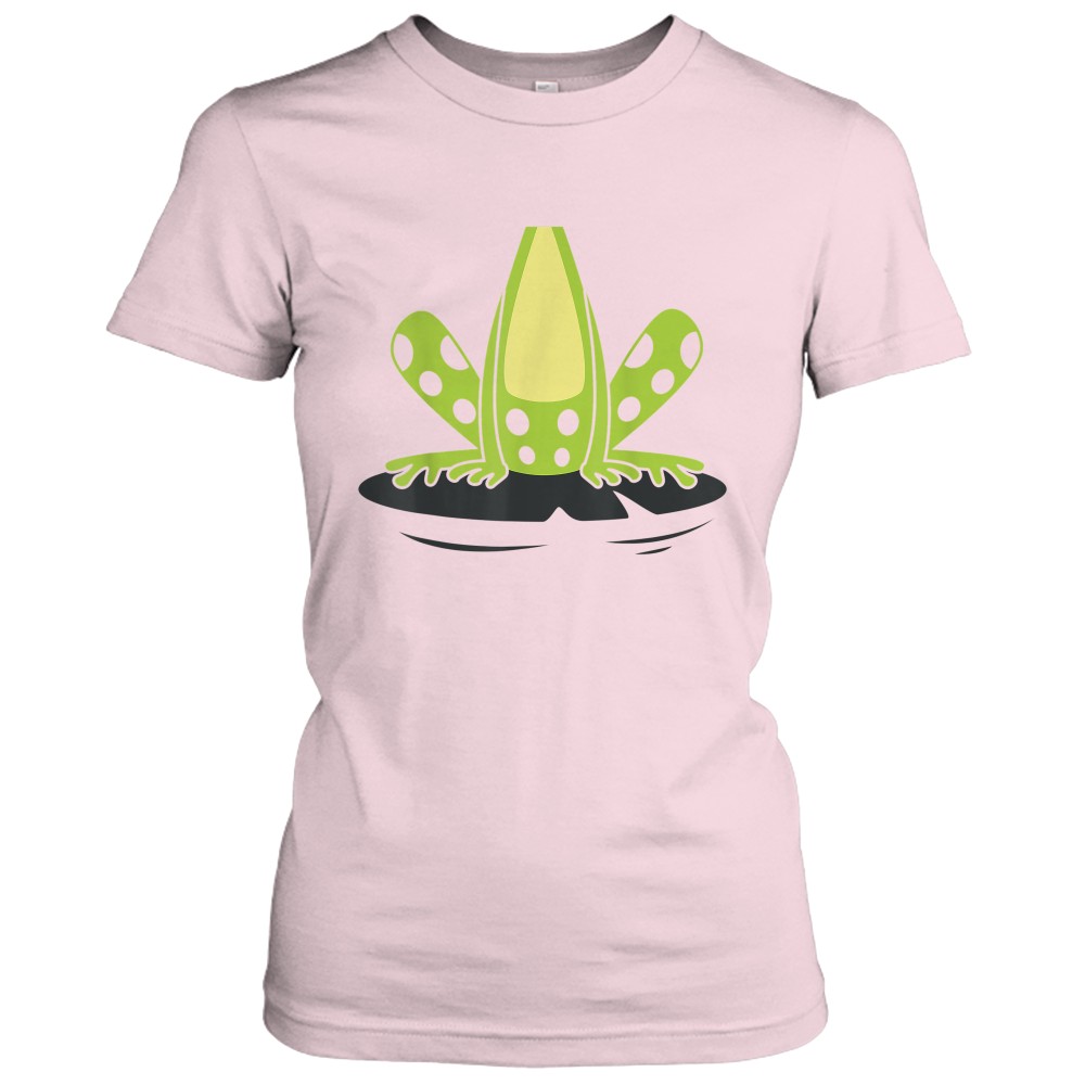 Frog Body Costume Cute Easy Reptile Halloween White T-Shirt