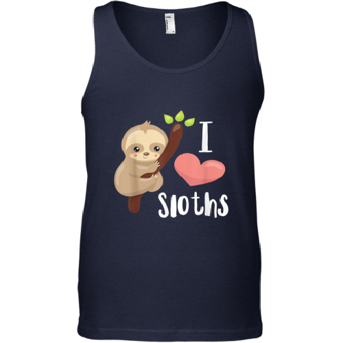 I Love Sloths Cute Sloth T-Shirt 