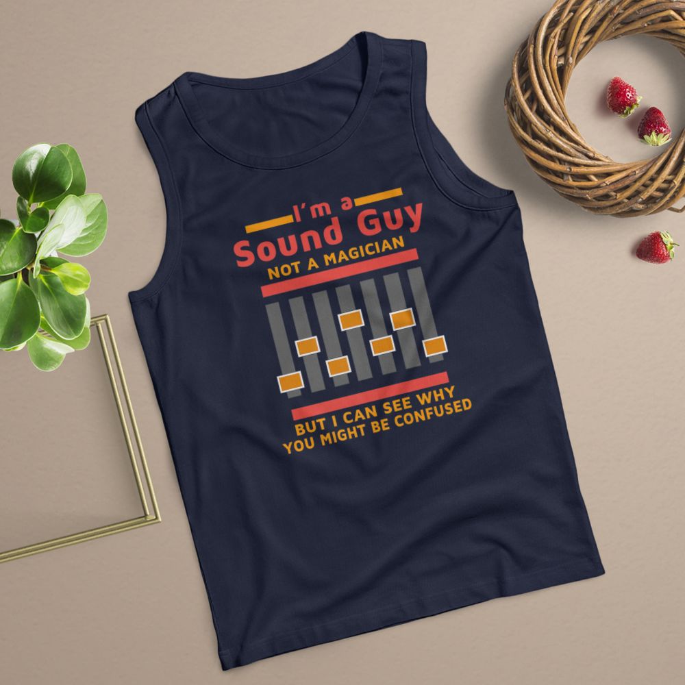 Im a Sound Guy Not a Magician Sound Engineer Gif T-Shirt