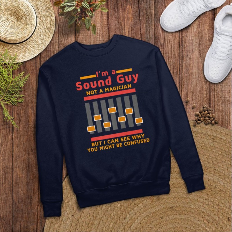Im a Sound Guy Not a Magician Sound Engineer Gif T-Shirt