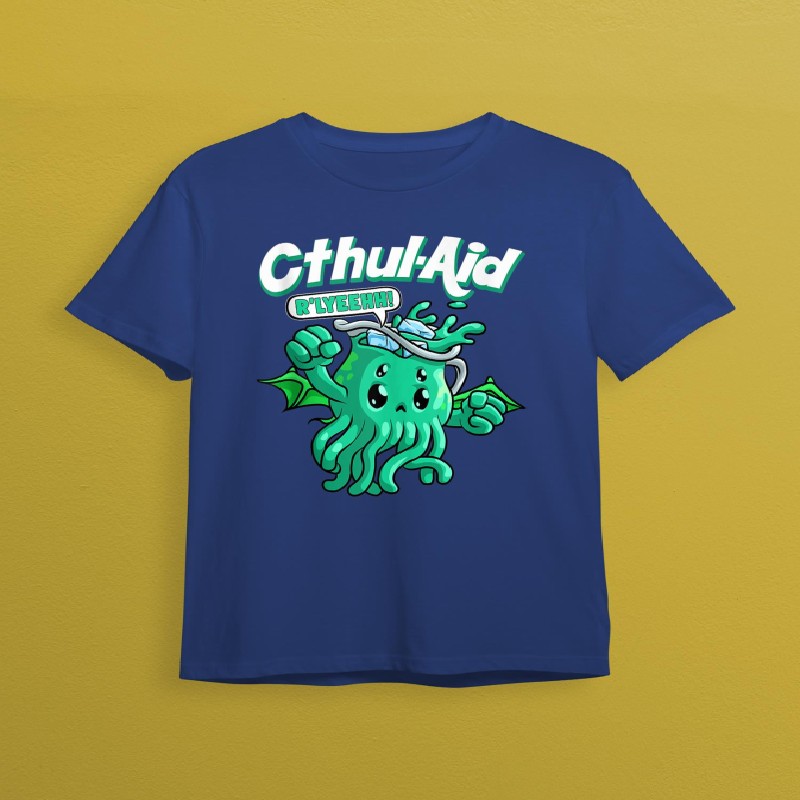 Cool Cthulhu Aid Funny Cthulhu R'lyeehh Cute Meme Halloween T-shirt