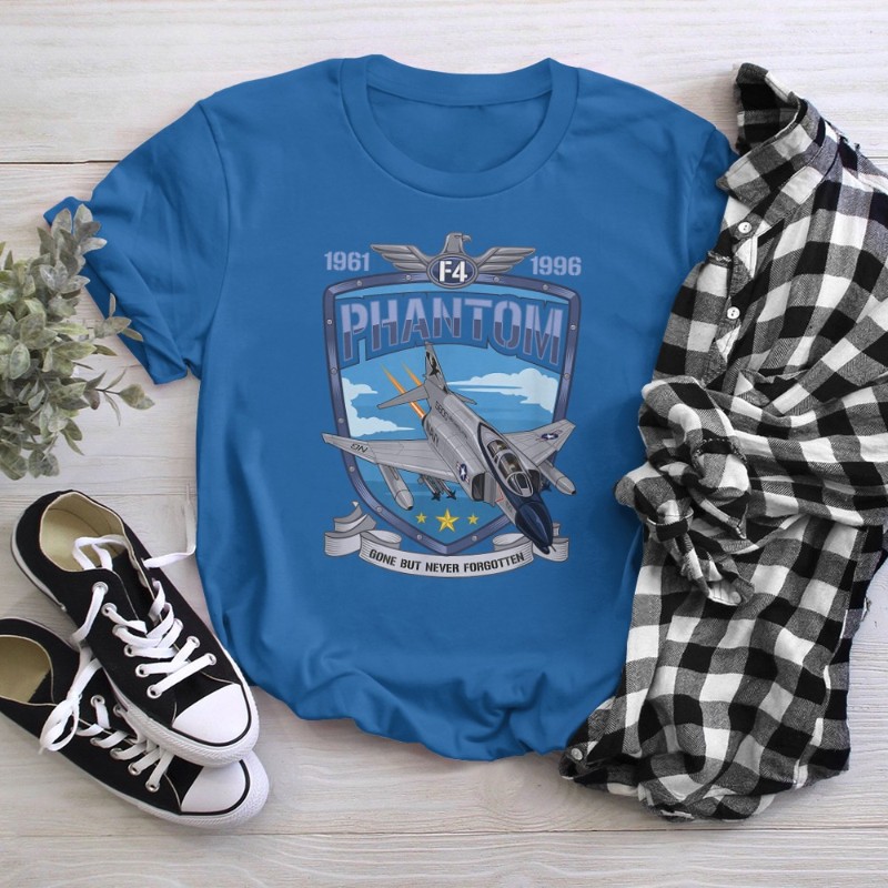 Vintage F4 Phantom II Jet fighter Military Aviation T-Shirt