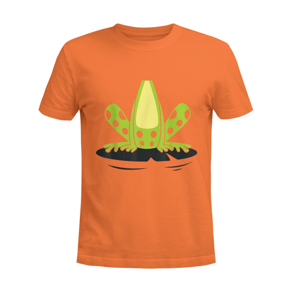 Frog Body Costume Cute Easy Reptile Halloween White T-Shirt