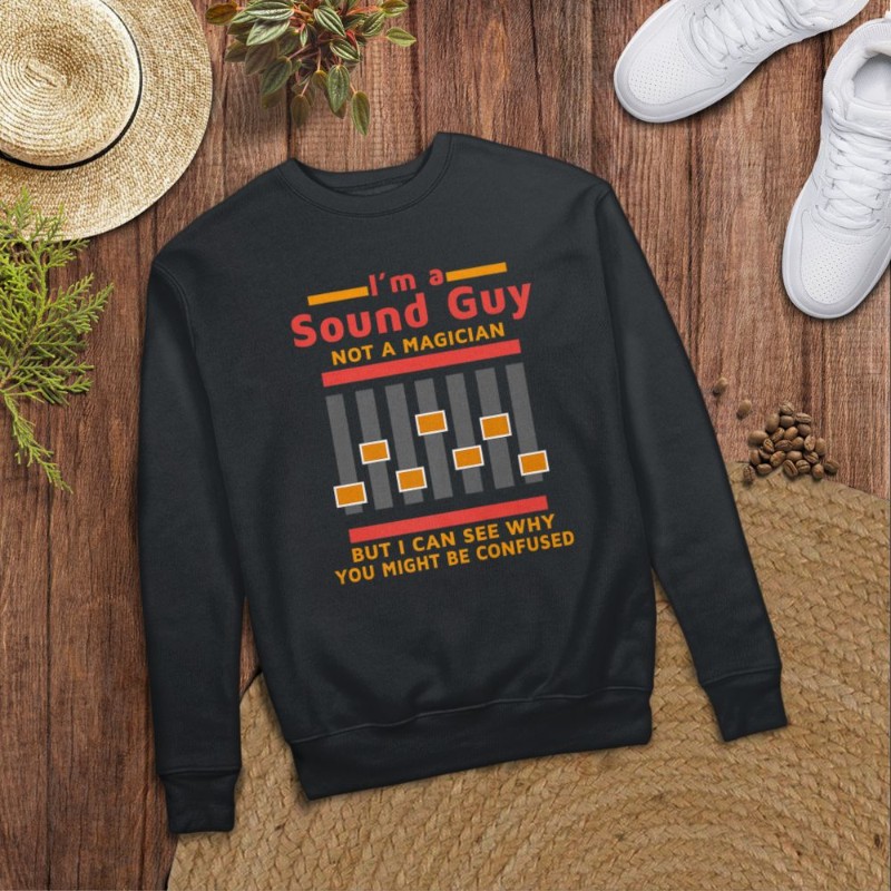Im a Sound Guy Not a Magician Sound Engineer Gif T-Shirt